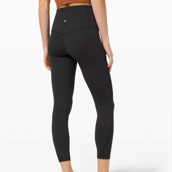 Lululemon Unlimit High Rise Tight 25" Black Leggings Women's Size 6 - Picture 1 of 6